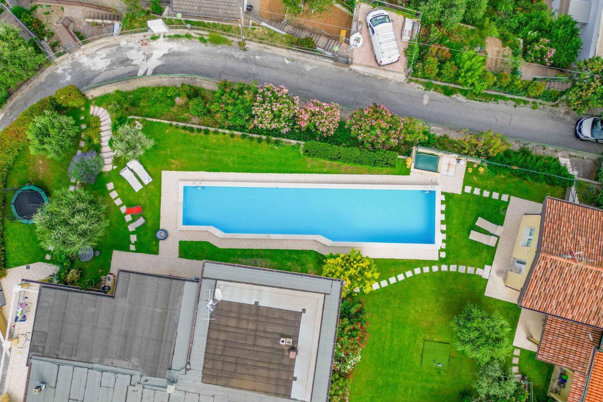 Piscina Panoramica - La Casa Volante Βίλα Soiano Del Lago Εξωτερικό φωτογραφία